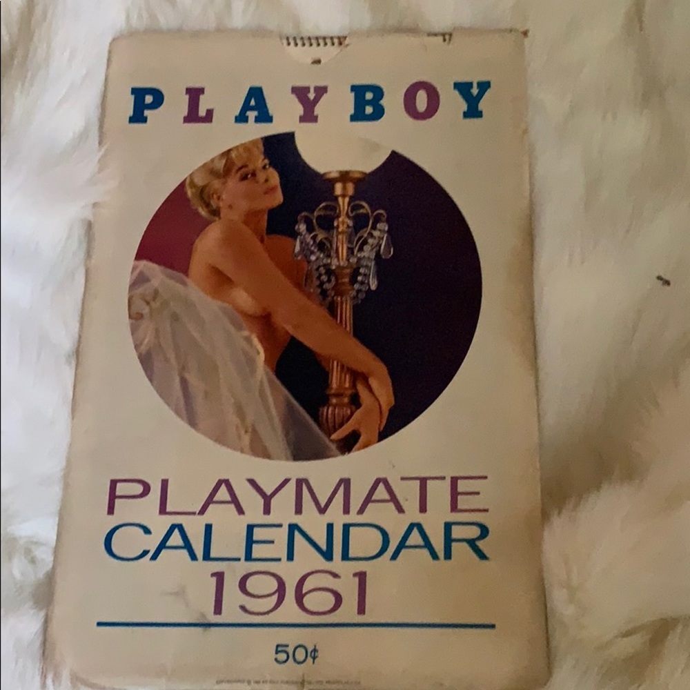 Playboy Playmate Calendar 1961 w/cover Pinup Art